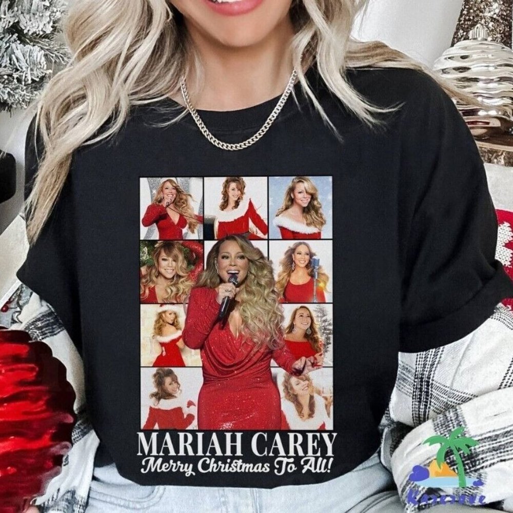 Mariah Carey Merry Christmas One And All Tour T Shirt